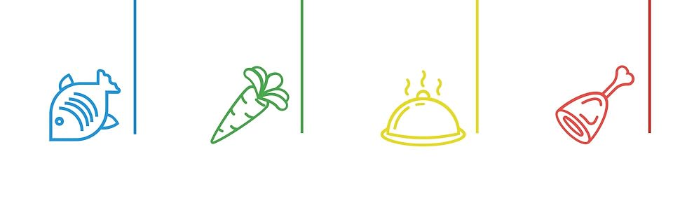 Plastic Cutting Board, Set of 4 with Storage Stand, Color Box Packed, BPA-Free, Preventing Cross-contamination of Different Food Types, Dishwasher Safe