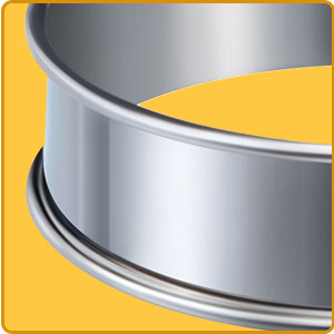 6 Pcs English Muffin Crumpet Rings 3.15 Inch Double Rolled Tart Ring Stainless Steel Nonstick Metal Round Mold for Home Food Making Tool