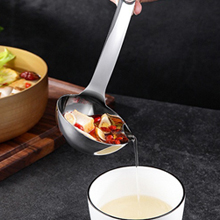 Stainless Steel Oil Separator Soup Ladle Gravy Food Fat Separator Skimmer Spoon Grease Strainer Separater Hot Pot Oil Filter Spoon For Home Kitchen And Cooking,Soup Colander 12 Inch