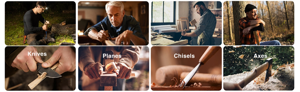 Actual Grit Premium Material Sharpening Stone 2 Side 400 1000 Whetstone Set Kitchen Knife Sharpener Stone Wet Stones for Sharping Knives Kit with Non-slip Rubber Base