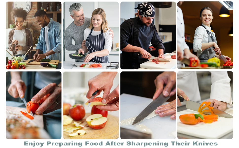 Actual Grit Premium Material Sharpening Stone 2 Side 400 1000 Whetstone Set Kitchen Knife Sharpener Stone Wet Stones for Sharping Knives Kit with Non-slip Rubber Base