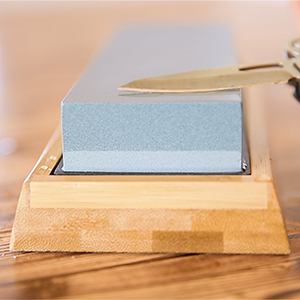 Actual Grit Premium Material Sharpening Stone 2 Side 400 1000 Whetstone Set Kitchen Knife Sharpener Stone Wet Stones for Sharping Knives Kit with Non-slip Rubber Base