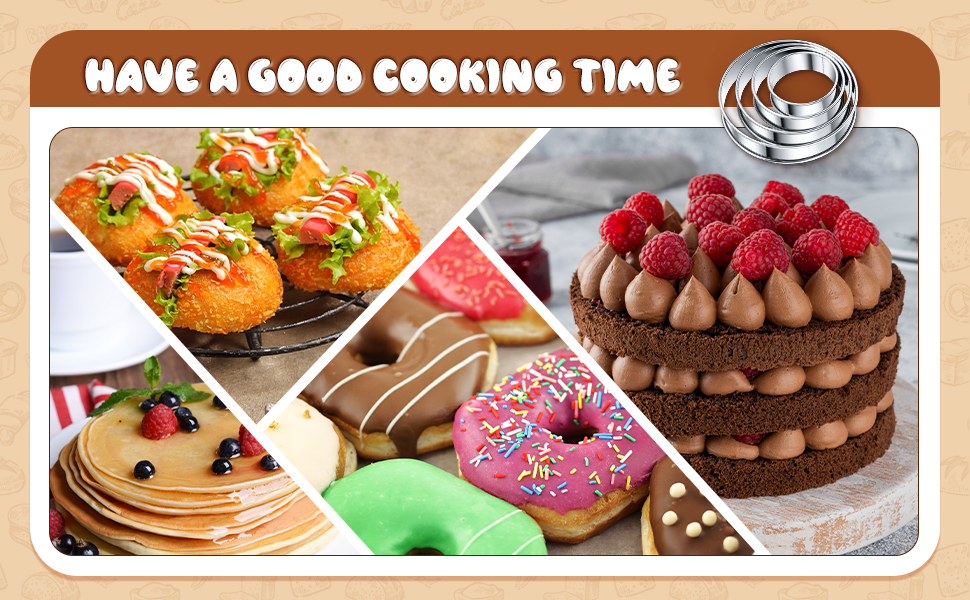 Boao 16 Pcs English Muffin Rings Nonstick Double Rolled Crumpet Rings Round Cookie Cutter Biscuit Cutters Double Rolled Tart Stainless Steel Round Muffin Tart Molds for Home Baking(3 Inch)