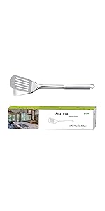 Berglander Pasta Fork, Stainless Steel Pasta Server, Spaghetti Spoon, Spaghetti Server, Noddle Fork, Heat Resistant (Silver)