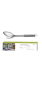 Berglander Pasta Fork, Stainless Steel Pasta Server, Spaghetti Spoon, Spaghetti Server, Noddle Fork, Heat Resistant (Silver)