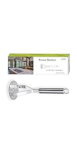 Berglander Pasta Fork, Stainless Steel Pasta Server, Spaghetti Spoon, Spaghetti Server, Noddle Fork, Heat Resistant (Silver)