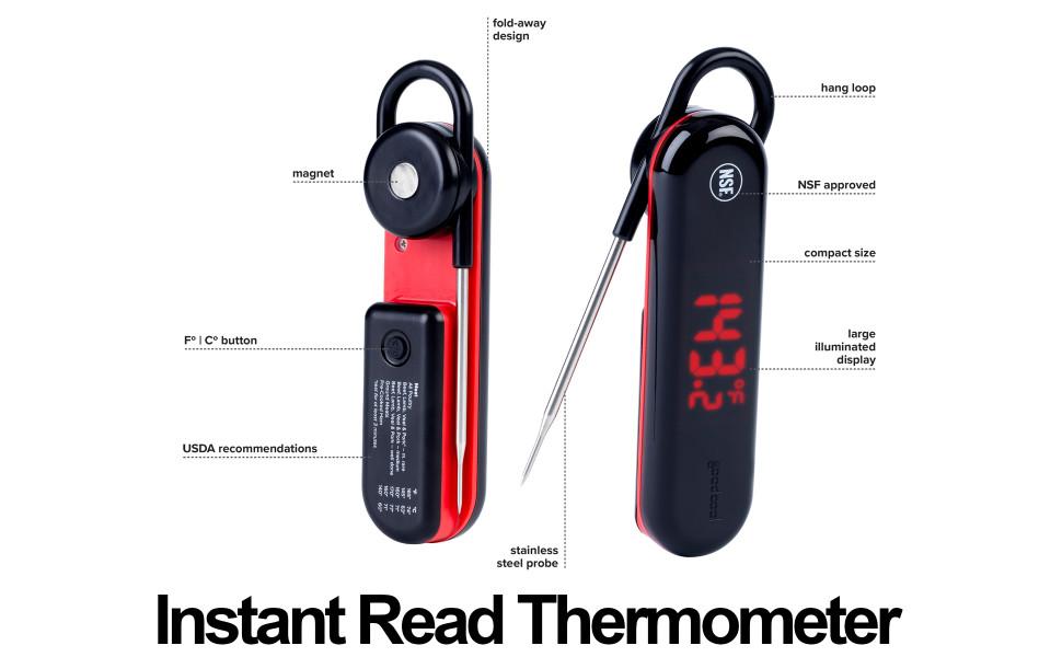 GoodCook Touch Digital Instant Read Thermometer with LCD Display