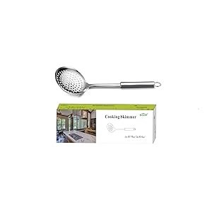 Berglander Skimmer, Stainless Steel Strainer, Cooking Skimmer, Slotted Spoons, For Cooking, Strainer Spoon, Metal Kitchen