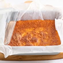 E-far 8 x 8-Inch Baking Pan with lid, Square Cake Brownie Baking Pans Stainless Steel Bakeware Set of 2, Non-toxic & Healthy, Easy Clean & Dishwasher Safe - 4 Pieces(2 Pans + 2 Lids)