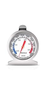 2 Pack Refrigerator Thermometer, 30-30°C/20-80°F, Classic Fridge Thermometer Large Dial with Red Indicator Thermometer for Freezer Refrigerator Cooler