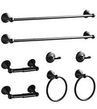 BGL Bathroom Accessory Set, Brushed Nickel Adjustable Expandable Towel Bar 4-Piece Bathroom Hardware Set Wall Mounted