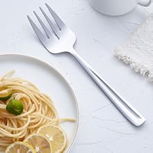 GoGeiLi Stainless Steel Large Serving Fork Set, 9.5-inch Big Serving Fork for Party, Banquet, Buffet, Dishwasher Safe, Set of 3