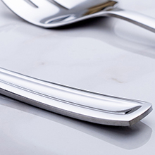 GoGeiLi Stainless Steel Large Serving Fork Set, 9.5-inch Big Serving Fork for Party, Banquet, Buffet, Dishwasher Safe, Set of 3