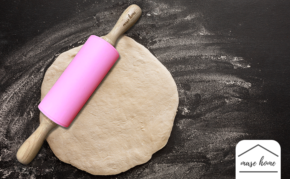 Mini Silicone Rolling Pin for Kids Baking – | Ideal for Toddlers, Playdough, Clay, Cookies & Pastry - 9