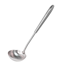 Skimmer Slotted Spoon, [Rustproof, Integral Forming, Durable] Newness 304 Stainless Steel Slotted Spoon with Vacuum Ergonomic Handle, Comfortable Grip Design Strainer Ladle for Kitchen, 16.8 Inches