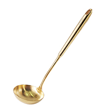 Skimmer Slotted Spoon, [Rustproof, Integral Forming, Durable] Newness 304 Stainless Steel Slotted Spoon with Vacuum Ergonomic Handle, Comfortable Grip Design Strainer Ladle for Kitchen, 16.8 Inches