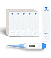 Boncare 10 Seconds Oral Thermometer for Adults and Kids - Accurate & Safe Rectal Thermometer for Baby with Fever Alarm, Digital Thermometer (Light Blue)