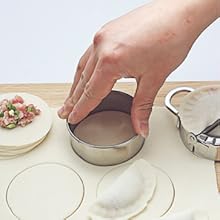 Dumplings Maker Set, Stainless Steel Dumpling Molds and Skin Maker