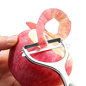 Vegetable, Apple Peelers for kitchen, Fruit, Carrot, Veggie, Potatoes Peeler, Y-Shaped and I-Shaped Stainless Steel Peelers, with Ergonomic Non-Slip Handle & Sharp Blade, Good Sturdy (2PCS)