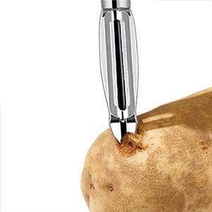 Vegetable, Apple Peelers for kitchen, Fruit, Carrot, Veggie, Potatoes Peeler, Y-Shaped and I-Shaped Stainless Steel Peelers, with Ergonomic Non-Slip Handle & Sharp Blade, Good Sturdy (2PCS)
