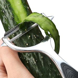 Vegetable, Apple Peelers for kitchen, Fruit, Carrot, Veggie, Potatoes Peeler, Y-Shaped and I-Shaped Stainless Steel Peelers, with Ergonomic Non-Slip Handle & Sharp Blade, Good Sturdy (2PCS)
