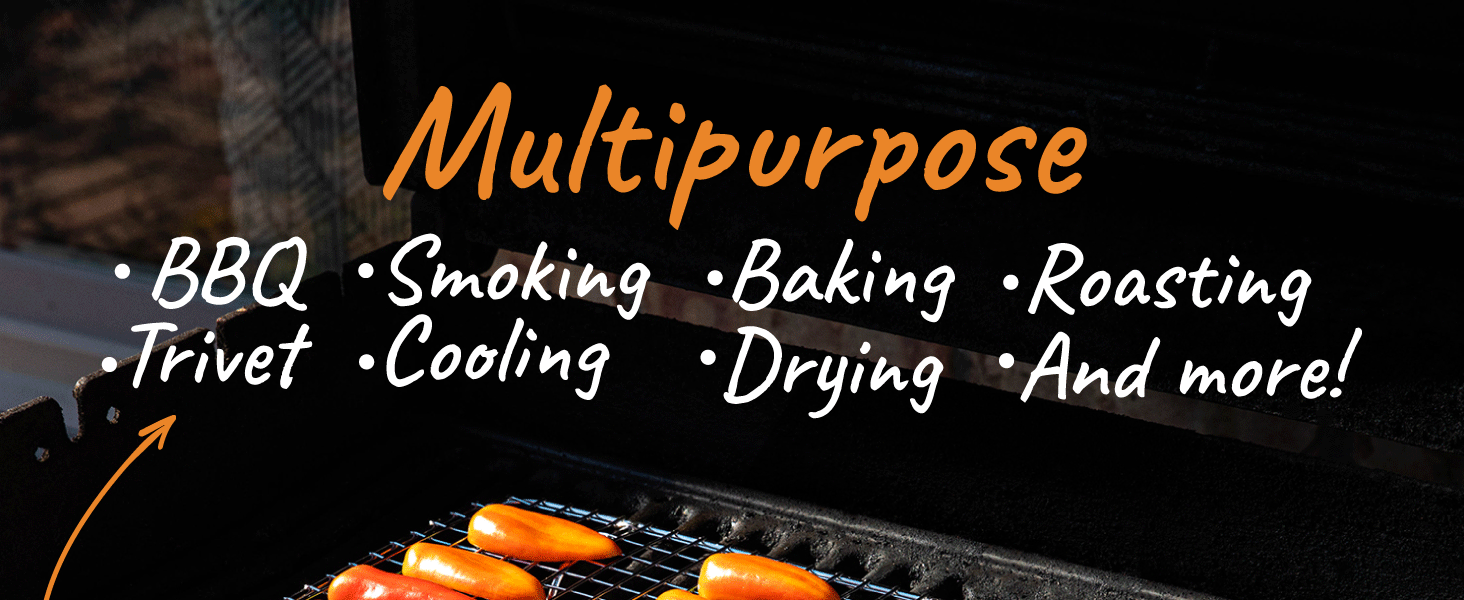 PriorityChef 18/8 Stainless Steel Cooling Rack, Heavy Duty Baking Rack For Oven Cooking, Fits Quarter Sheet Pan, Wire Rack For Cooking, Bacon, Cookie Cooling Rack, 8.5