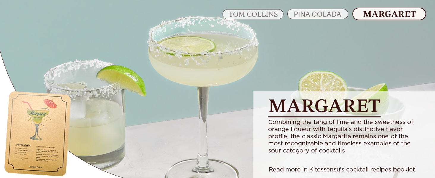 KITESSENSU Cocktail Shaker Set Bartender Kit with Stand | Bar Set Drink Mixer Set with All Essential Accessory Tools: Martini Shaker, Jigger, Strainer, Mixer Spoon, Muddler, Liquor Pourers |Silver