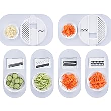 7 in 1 Multifunction Kitchen Gadget set 4L Salad Spinner Vegetable Dryer Grater Slicer