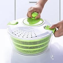 7 in 1 Multifunction Kitchen Gadget set 4L Salad Spinner Vegetable Dryer Grater Slicer