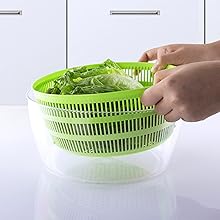 7 in 1 Multifunction Kitchen Gadget set 4L Salad Spinner Vegetable Dryer Grater Slicer