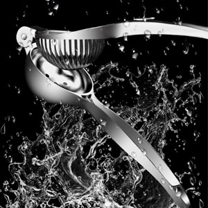 Lemon Squeezer, Lemon Squeezer Juicer, Citrus Juicer Handheld, Metal Lemon Hand Press, Lime Squeezer Bar Tool, Manual Citrus Press w/Stainless Steel Zester