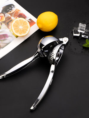 Lemon Squeezer, Lemon Squeezer Juicer, Citrus Juicer Handheld, Metal Lemon Hand Press, Lime Squeezer Bar Tool, Manual Citrus Press w/Stainless Steel Zester