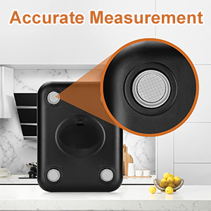 CROWNFUL Food Scale, 11 lb Digital Kitchen Scales with Built-in Coin Battery, Weight Ounces and Grams for Cooking and Baking, 6 Units with Tare Function, LCD Display, 304 Stainless Steel