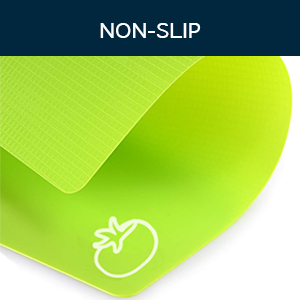 Fotouzy Flexible Plastic Cutting Boards for Kitchen, Upgrade Nonslip Cutting Board Set of 4, BPA-Free, Dishwasher Safe