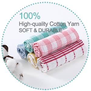 Patelai 12 Pcs Kitchen Dish Cloths for Washing Dishes Absorbent Dish Rags Cleaning Reusable Towels for Scrubbing Wipe Glass Summer Home Household Supplies(Bright Color,13.8'' X 13.8'', 11.8 x 11.8'')