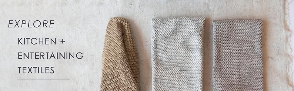 Creative Co-Op Square Cotton Knit (Set of 2) Dish Cloth, Multi (DF3785)