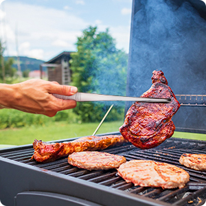 Yaomiao 4 Packs Bar Tweezers Long Garnish Tongs Bar Tweezers Stainless Steel Korean Bbq Tongs for Bartender Cocktail Cooking Food(Silver,8 Inch)