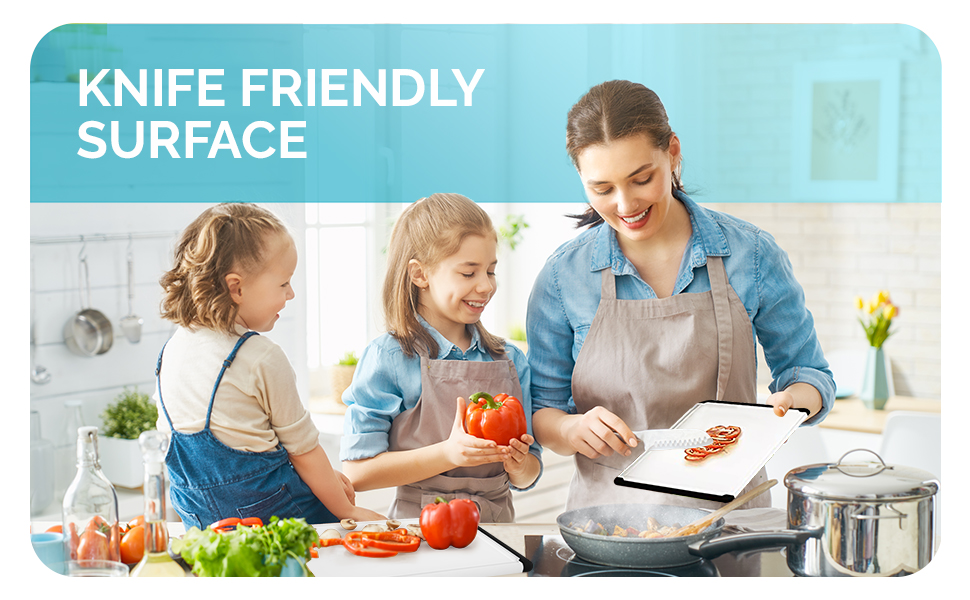 Extra-Large Cutting Board for Kitchen, 18” Reversible Cutting Board with Juice Groove, Dishwasher Safe Plastic Chopping Board Non-Slip Grip for Meal Prep, Meat, Vegetables, and Everyday Cooking