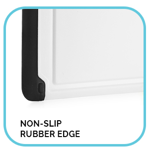 Extra-Large Cutting Board for Kitchen, 18” Reversible Cutting Board with Juice Groove, Dishwasher Safe Plastic Chopping Board Non-Slip Grip for Meal Prep, Meat, Vegetables, and Everyday Cooking