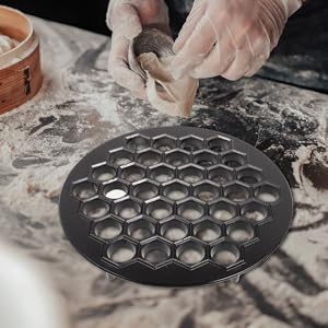 Russian Maker Dumplings Mold Metal Ravioli Maker Black