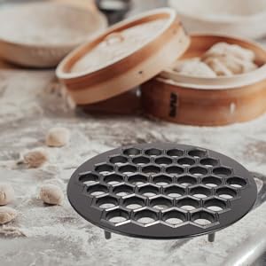 Russian Maker Dumplings Mold Metal Ravioli Maker Black