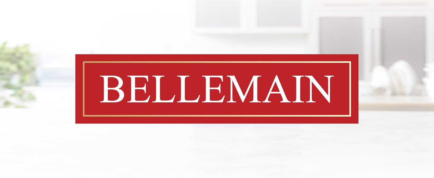 Bellemain Mixing Bowls with Lids Set - Stainless Steel Mixing Bowls with Airtight Lids - Food Storage Containers - 3PCS Set with Non-Slip Bottoms Kitchen Essentials for Baking - Serving