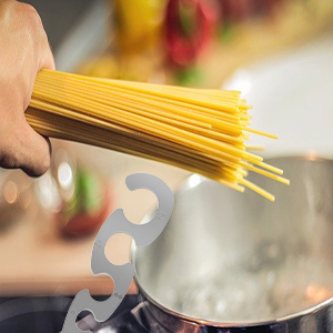 Spaghetti Pasta Measurer Tool with 4 Serving, Stainless Steel Spaghetti Measure Portion Control Gadgets for Kitchen Cooking Tool