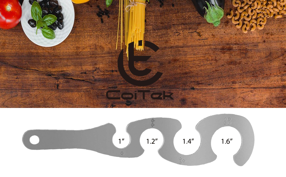 Spaghetti Pasta Measurer Tool with 4 Serving, Stainless Steel Spaghetti Measure Portion Control Gadgets for Kitchen Cooking Tool