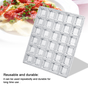 Dumpling Mould, Stainless Steel Ravioli Maker Pelmeni Maker 30 Holes Dumpling Maker Effortless Time Saving Dumpling Making