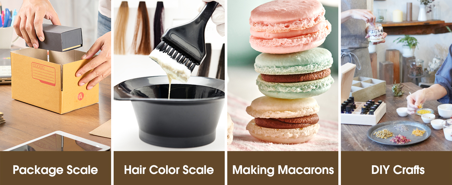 Mik-Nana Food Scale Pink, 10kg/22lb Digital Kitchen Scale Weight Grams and Oz for Baking and Cooking, 1g/0.1oz Precise Graduation, Easy Clean Stainless Steel