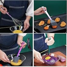 Rainbow Kitchen Utensils Set,13 Pieces Stainless Steel Cooking Utensils Set With Titanium Rainbow Plating,Kitchen Tools Set With Utensil Holder For Non-Stick Cookware Dishwasher Safe (13 Packs)