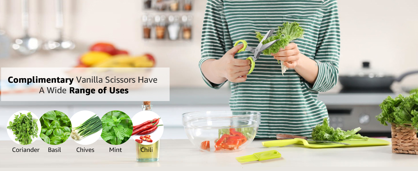 ONEBOM Kitchen Shears 2 Pack,Multi-Function Kitchen Scissors Heavy Duty Sharp 304 Stainless Steel, Apartment Kitchen Accessories Cooking Shears for Chicken,Meat,Fish,Poultry(Sliver)