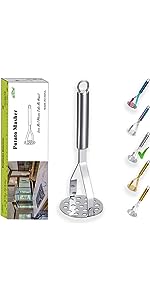 Stainless Steel Skimmer, Berglander Metal Strainer, Kitchen Cooking Skimmers For Non-Stick Cookware, Non-Stick And Heat Resistant, Dishwasher Safe, Easy to Clean