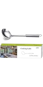 Stainless Steel Skimmer, Berglander Metal Strainer, Kitchen Cooking Skimmers For Non-Stick Cookware, Non-Stick And Heat Resistant, Dishwasher Safe, Easy to Clean